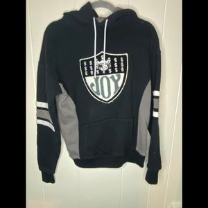 JOYRICH Hoodie Black Size XS Oakland Raiders, Teddy Bear Money.